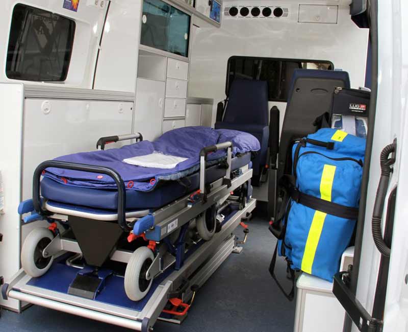 Interieur ambulance
